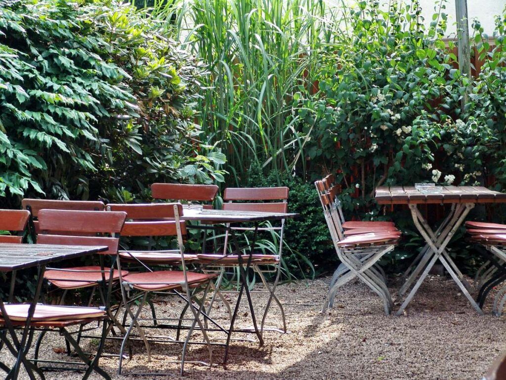 Das Backhaus Al Camino 1610 - Impressionen aus dem Biergarten