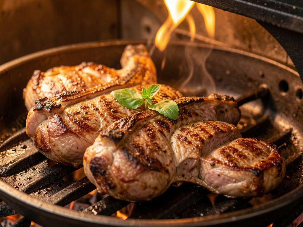 Das Backhaus Al Camino 1610 - Impressionen - Typisch Italienisch aus dem Ofen - Fleisch vom Holzkohlegrill